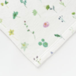 Cobertor De Velo Algodão Floral Espécie Cozy Blanket