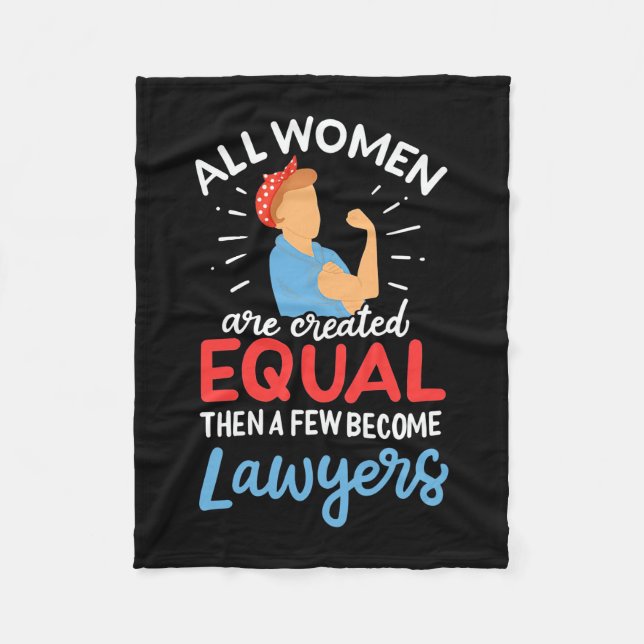 Cobertor De Velo Algumas Mulheres Se Tornam Advogadas (Frente)