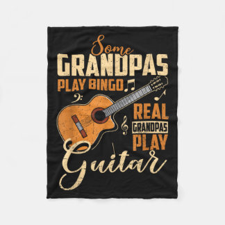 Cobertor De Velo Alguns Jogam Bingo Avós Reais Tocam Guitarra Engra