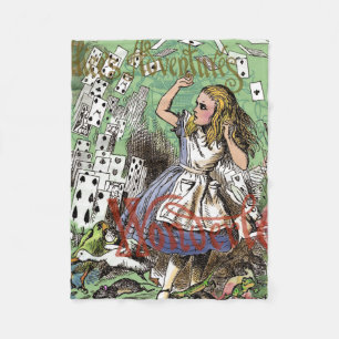 Cobertor De Velo alice cards maravilderland hatrabbit