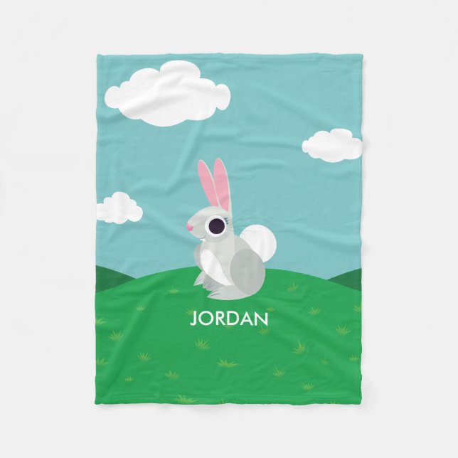 Cobertor De Velo Alice o coelho (Frente)