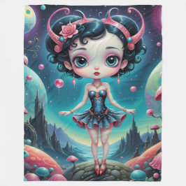 Cobertor De Velo Alienígena 50 amolecida