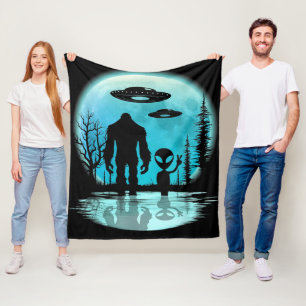 Cobertor De Velo Alienígena de OVNI Bigfoot