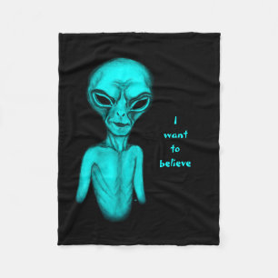 Cobertor De Velo Alienígena, quero acreditar