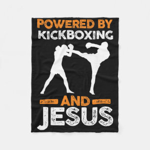 Cobertor De Velo Alimentado Por Kickboxing E Jesus