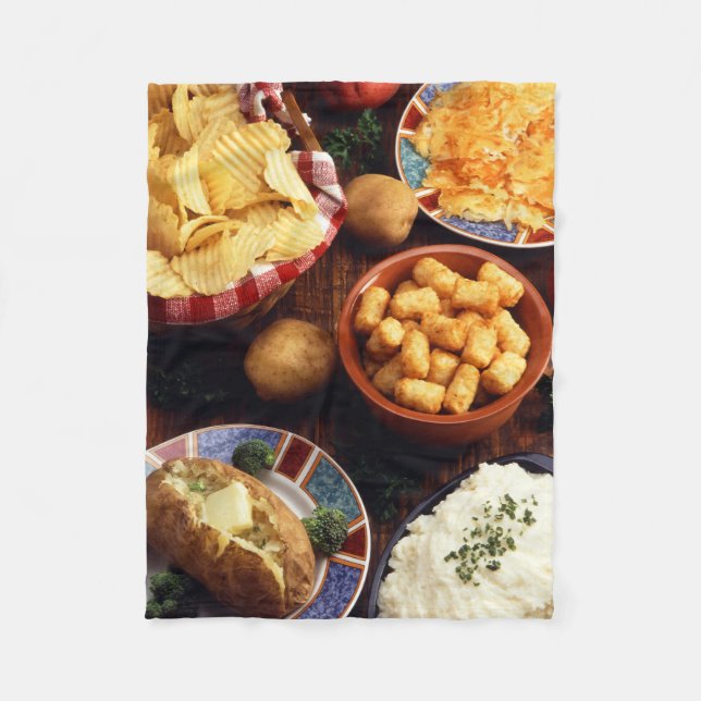 Cobertor De Velo Alimentos da batata (Frente)