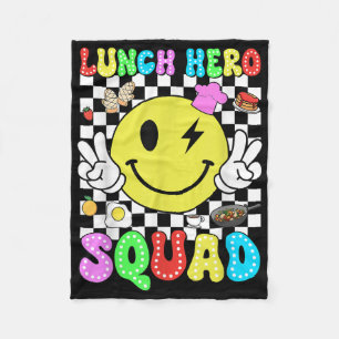 Cobertor De Velo Almoçar Hero Squad De Volta Ao Café Para Almoçadas