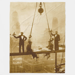 Cobertor De Velo Almoço dos Trabalhadores de Ferro no 32º Andar