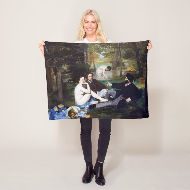 Cobertor De Velo Almoço na grama, Manet (In Situ)