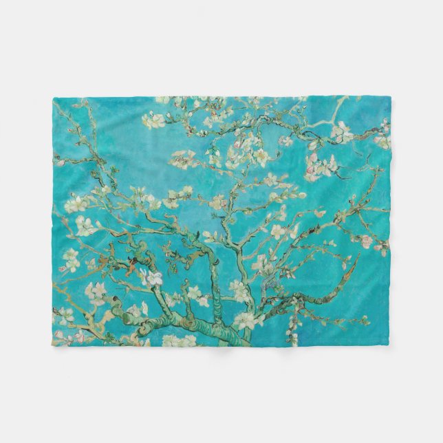 Cobertor De Velo Almond Blossom Van Gogh (Frente (Horizontal))