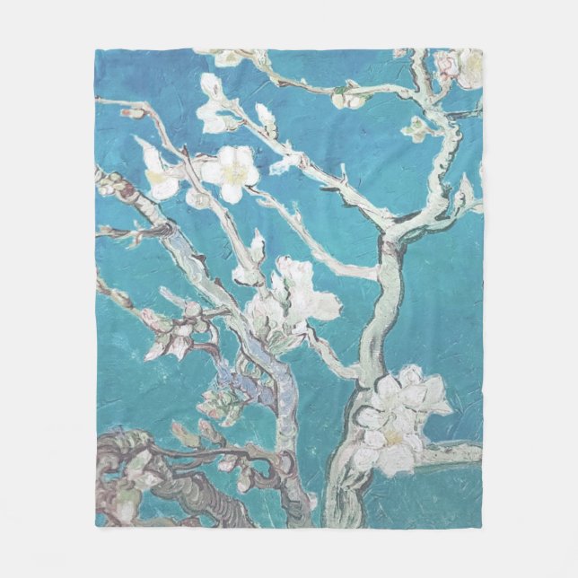 Cobertor De Velo Almond Blossom Van Gogh Art (Frente)