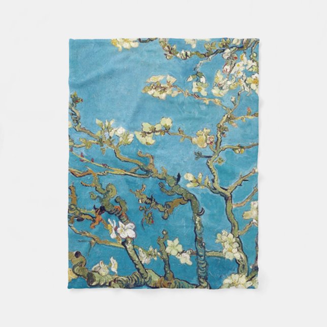 Cobertor De Velo Almond Blossoms Vincent van Gogh (Frente)