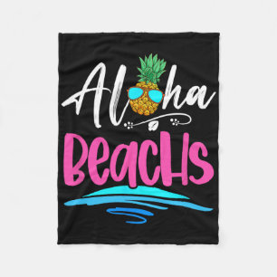 Cobertor De Velo Aloha Beaches Hawaii Beach Summer VacMen Wom