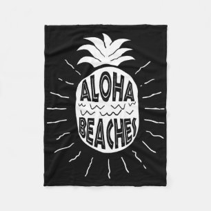Cobertor De Velo Aloha Beaches Hawaii Beach Summer VacMen Wom
