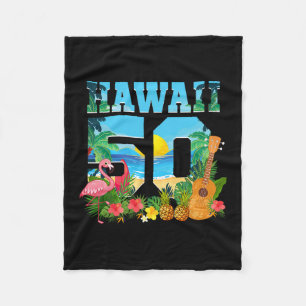 Cobertor De Velo Aloha Havaí 50º Aniversário Havaí Tropical Havaian