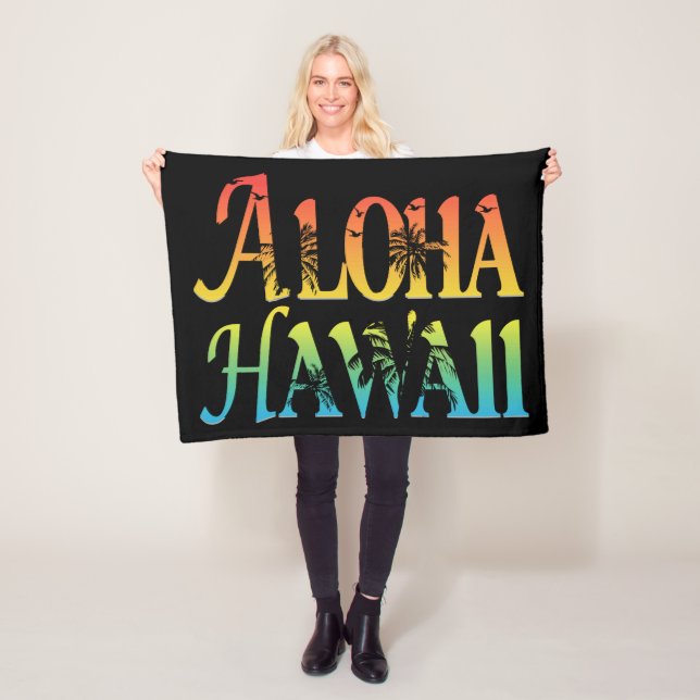 Cobertor De Velo Aloha Hawaii (In Situ)