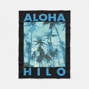 Cobertor De Velo Aloha Hilo Havaí Palmeira Ilha Havaiana