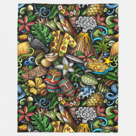 Cobertor De Velo ALOHA Tropical