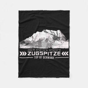 Cobertor De Velo Alpes Zugspitze Montanhas Wetterstein Caminhada Es