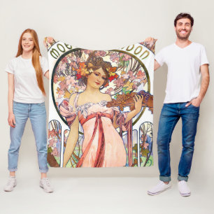 Cobertor De Velo Alphonse Mucha