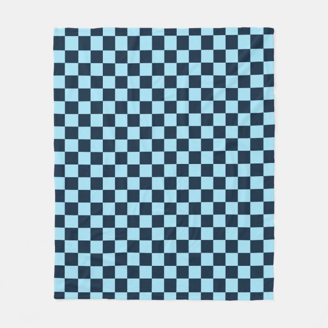 Cobertor De Velo Alpine ice checkerboard pattern (Frente)