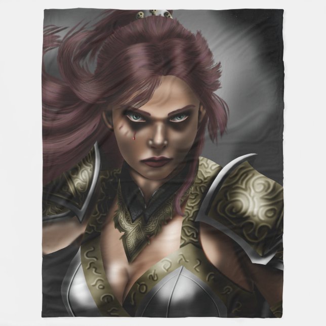 Cobertor De Velo Alyssa - a princesa do Guerreiro (Frente)