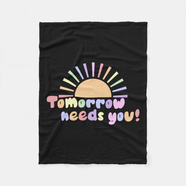 Cobertor De Velo Amanhã Precisa De Você! (Frente)