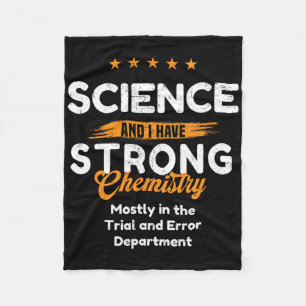 Cobertor De Velo Amante da Ciência com Química Emocional ~ Presente