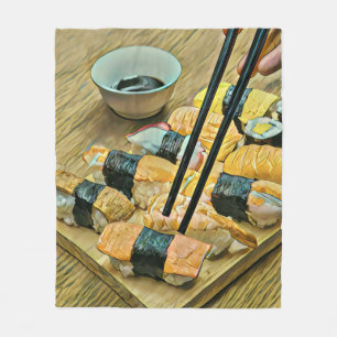 Cobertor De Velo Amante de arte japonês