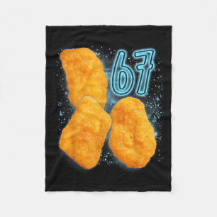 Cobertor De Velo Amante de Nugget de Frango 67 Meme Seis Sete Frang