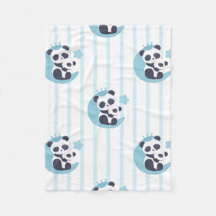 Cobertor De Velo Amante de Panda A Vida é Melhor Com Um Panda