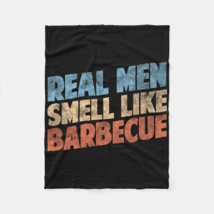 Cobertor De Velo Amantes de Churrasco Engraçados Homens de Verdade
