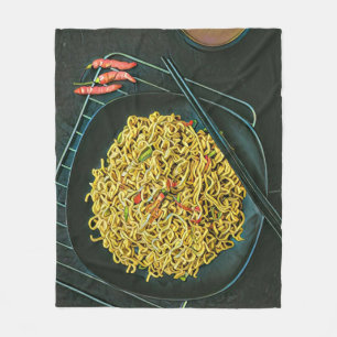 Cobertor De Velo Amantes de Foodie Japoneses