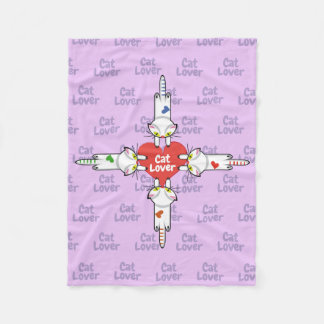 Cobertor De Velo Amantes de los gatitos