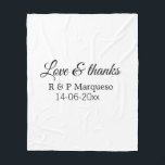 Cobertor De Velo Amar e obrigados adicionar nome do casal adicionar<br><div class="desc">Para amantes como nós</div>