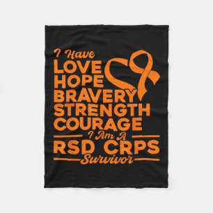 Cobertor De Velo Amar Esperança Fortalecer Coragem Rsd Crps Consciê