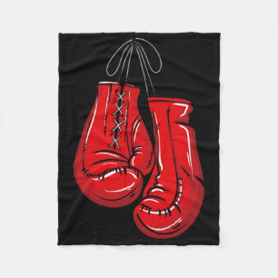 Cobertor De Velo Amar Luvas Boxing Ilustrações Dão Presente Boxer