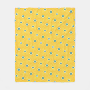 Cobertor De Velo Amarelo Brilhante e Quadrados Confetti Saudáveis