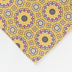 Cobertor De Velo Amarelo e Rosa