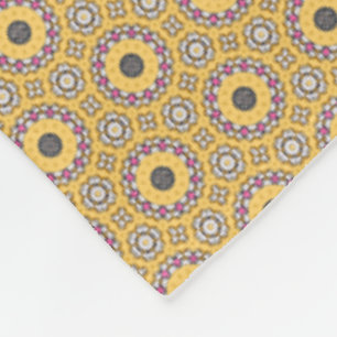 Cobertor De Velo Amarelo e Rosa