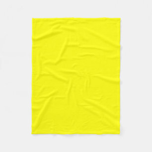 Cobertor De Velo Amarelo Neon Fluorescente Brilhante