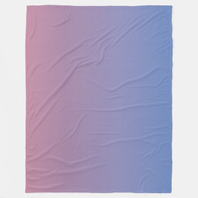 Cobertor De Velo Ambre verde-rosa claro e azul (Frente)