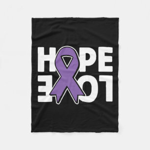Cobertor De Velo Ame a Consciência do Friso Roxo Alzheimerheimer