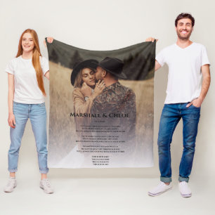 Cobertor De Velo Ame a letra da música fotográfica Fleece Blanket
