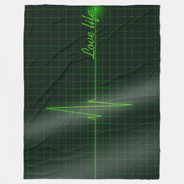 COBERTOR DE VELO AME A VIDA ENQUANTO VOCÊ PODE