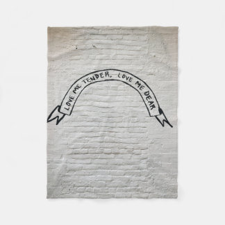 Cobertor De Velo Ame-me amante-me querida aspas