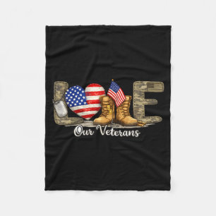 Cobertor De Velo Ame nossa bandeira americana militar orgulhosa do 