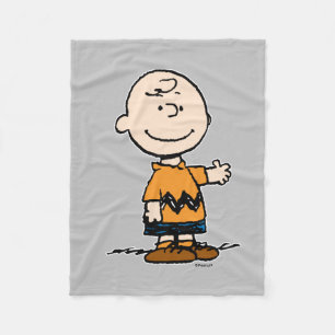 Cobertor De Velo Amendoins   Charlie Brown