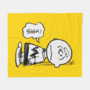 Cobertor De Velo Amendoins   Charlie Brown está abaixado
