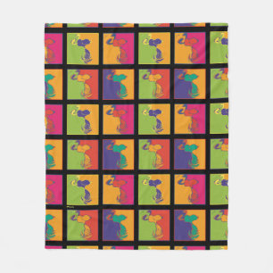 Cobertor De Velo Amendoins   Esnoopia de Pop de Arte Moderna